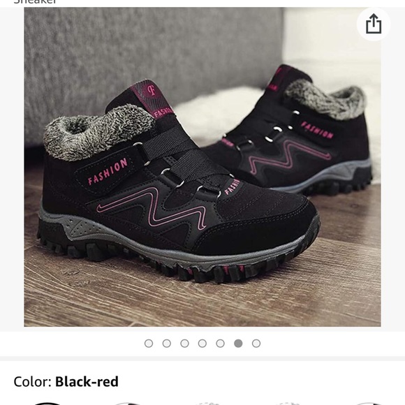 ๐ Fur lined sneaker ๐ for cold ๐ฅถ weather - Picture 6 of 9